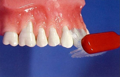 Τελείωμα της περιστροφικής κίνησης της οδοντόβουρτσας
